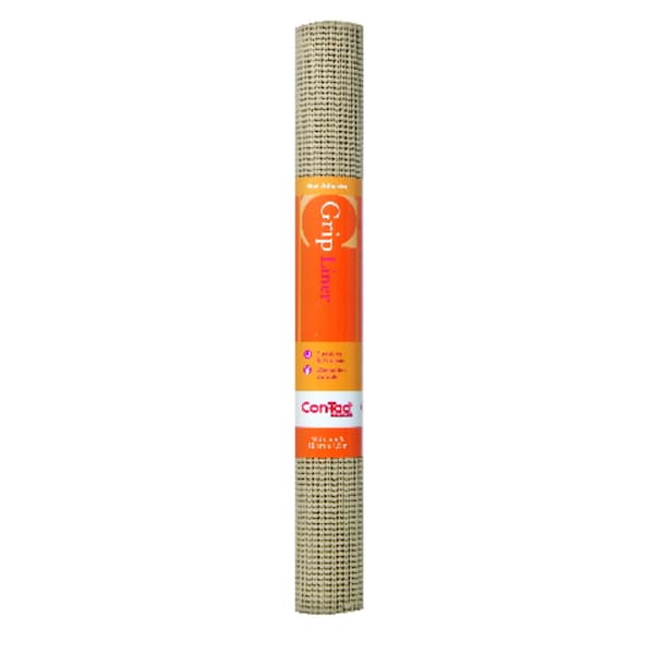 Con-Tact Brand Con-Tact Beaded Grip 5 ft. L X 18 in. W Taupe Non-Adhesive Shelf Liner 05F-C7K59-06 - main